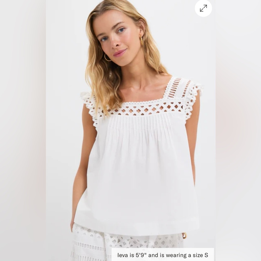 Tuckernuck x Studio McGee White Cotton Eyelet Rue Blouse